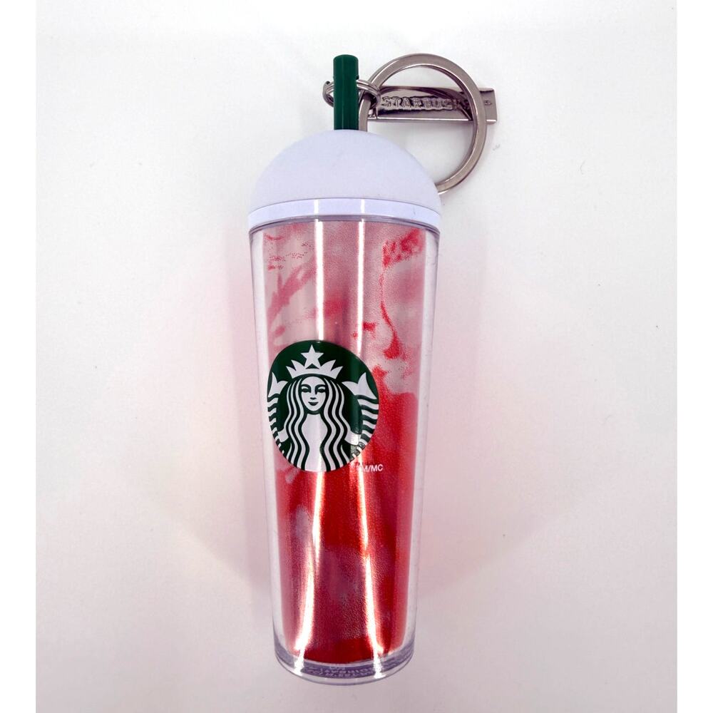 Starbucks Pink Mini Cold Cup Key Chain Ornament Tumbler Purse Charm